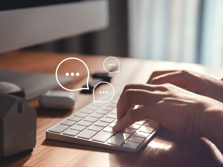 Online in Kontakt treten