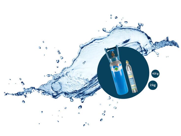 Wasserspender-Gaspatronen für Kohlensäure